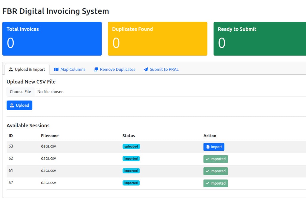 FBR Digital Invoicing System